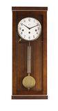 Hermle 70989-030341 Progressistische wandklok 4 4 Westminster, walnoot 57cm x 22,5cm x 13 cm