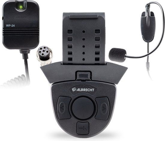 Albrecht audio Albrecht WP-24 Handen vrij systeem met draadloze PTT geschikt voor President - Midland - Albrecht