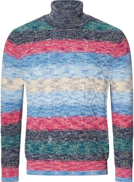 Babista Heren Trui - Blauw - Maat 64/66 - Katoen/Acryl - Plus Size