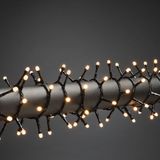 Konstsmide Clusterverlichting voor binnen en buiten - 800 LEDs – Frosted – 2100K Amber – 17,6 meter – Kerstverlichting – IP44 – Incl. Transformator
