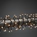 Konstsmide Clusterverlichting voor binnen en buiten - 800 LEDs – Frosted – 2100K Amber – 17,6 meter – Kerstverlichting – IP44 – Incl. Transformator