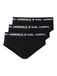 Karl Lagerfeld B.V Lot de 3 slips avec logo, Noir, S