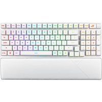 Asus Bluetooth Draadloos Frans Azerty Gaming Toetsenbord Rog Strix Scope II 96 RX Wit