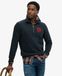 Superdry Homme Haut de Survêtement Sd & co. Demi-zip Bleu marine Taille : Xxxl