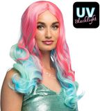 Boland Pruik Nixie Pastel Golvend Lang Vrouwen Zeemeermin