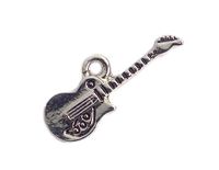 INNSPIRO Nice Charms Gitaarhanger, Metaal, 19 x 7 mm, 25 Stuk, 14x14mm., Metaal, Geen edelsteen