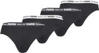 Puma Dames Brazilian 4 Pack Zwart Effen Maat S