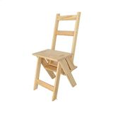 Aranaz 11001 trapstoel, grenenhout, 39 x 53 x 91 cm