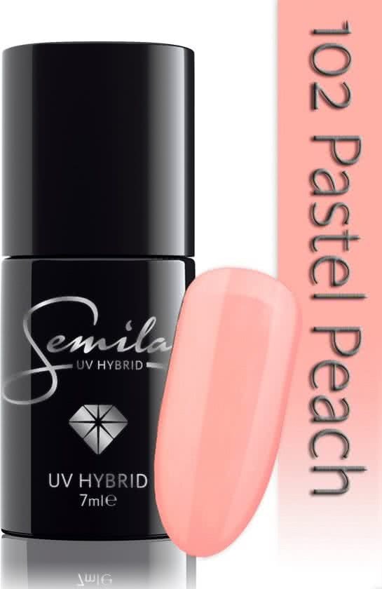 SEMILAC 102 UV Hybrid Pastel Peach 7 ml