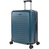 Jaslen Salzburgo Harde koffer, groot, 158 cm, 23 kg, robuust, ABS, trolley, petroleum-antraciet, Eigentijds