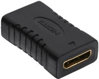 InLine Mini HDMI koppelstuk female-female Zwart