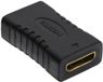 InLine Mini HDMI koppelstuk female-female Zwart