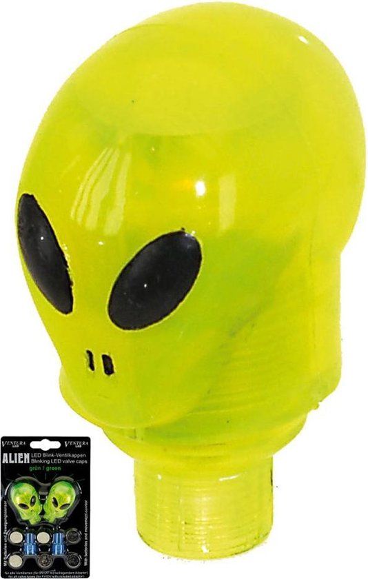 Ventura Ventiel Licht LED Alien - Geel - Verlichtingsset - Incl. Batterijen