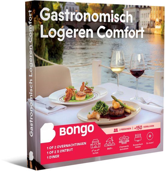 Bongo Bon - Gastronomisch Logeren Comfort - Cadeaukaart
