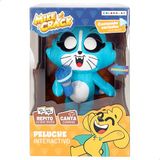COLORBABY Mikecrack 85424 Interactief pluche dier, Akela-kitten, met muziek, opname en spraakweergave, YouTube-speelgoed, 29 cm, zingt het beste liedje, herhaalt wat je zegt