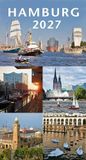 HAMBURG Menges HAMBURG 2027. 3-Monats-Tischkalender