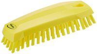 NeoLab 2-7589 handborstel, medium, borstellengte 26 mm, 45 mm x 50 mm x 170 mm, PP/PBT, geel