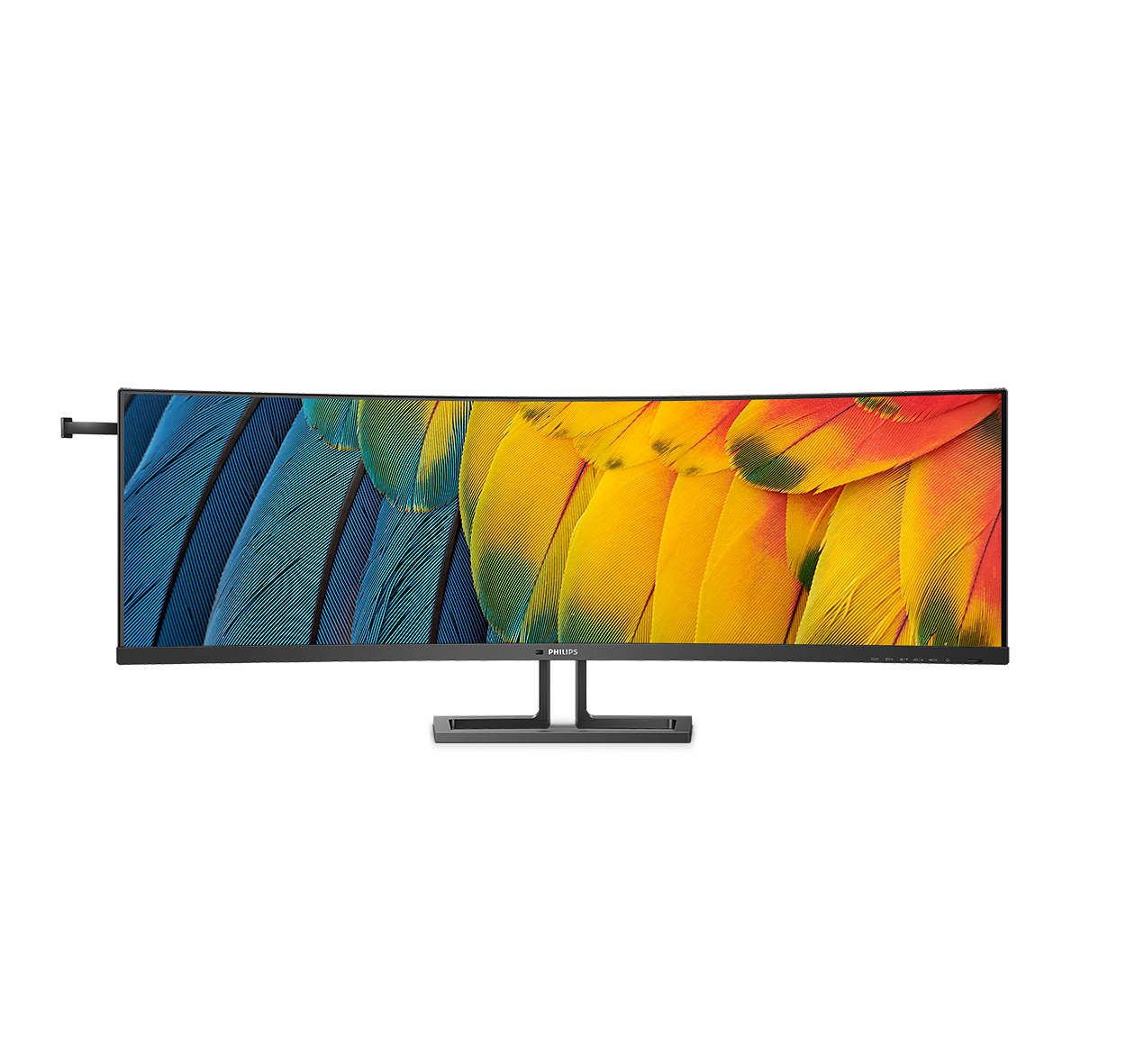 Philips 45B1U6900CH - 44.5" UltraWide Dual Quad HD LED Monitor - Curved