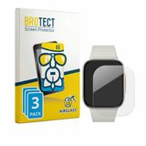 BROTECT Screenprotector 3 Stuks voor Xiaomi Redmi Watch 6 Lite Beschermglas transparant