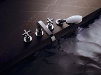 Hansgrohe AXOR Citterio 4-Loch Wannenrandmontage mit Kreuzgriffen, 39445330