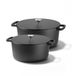 Cook and Pan Cook & Pan Gietijzeren Braadpannenset 2-delig Zwart