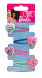 Joy Toy Barbie 4 haarspelden op backercard 5x15 cm