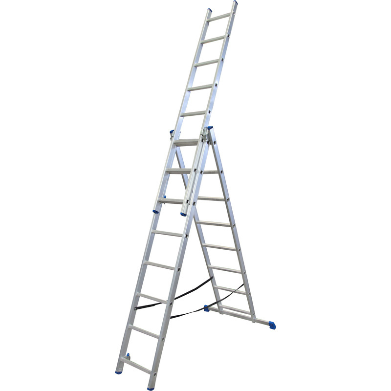 Alumexx Alumexx 3-delige ladder 3x8 treden