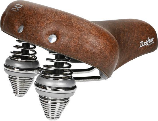 Selle Royal Drifter fietszadel - Vintage design - Medium bruin - Unisex