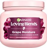 Garnier Loving Blends Grape Moisture Masker – Intensieve voeding en glans – Voor gedehydrateerd haar - 340ml