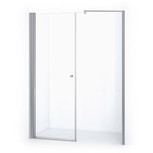 Maxaro Douchewand met Draaideur Zircon Comfort 170cm Chroom - 6095823345388