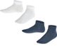 Falke Happy 2-pack Kids Sneakersokken - Grijs en Wit - Maat 27-30