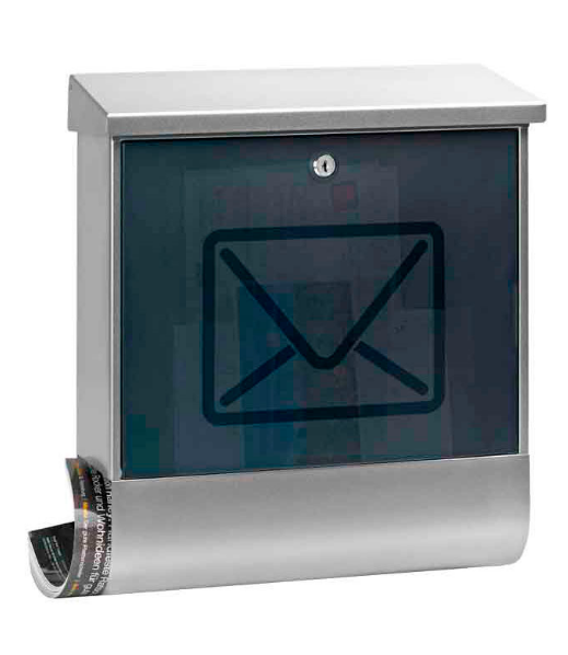 Lucenta brievenbus RVS VB 653005