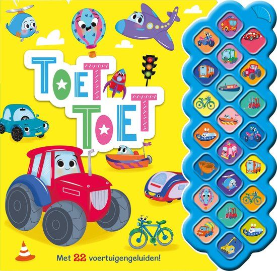 Toet toet - geluidenboek 22 geluiden: Met 22 voertuiggeluiden!