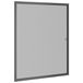 Moustiquaire de fenêtre 80x100 cm anthracite
