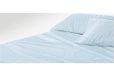 Burrito Blanco Beddengoed voor gastronomie, bedlaken 105 cm, eenpersoonsbed, katoen/polyester, gemakkelijk te strijken, kleur: blauw