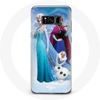 Maniacase Hoesje voor Samsung Galaxy S8 plus De sneeuwkoningin Elsa Anna Olaf