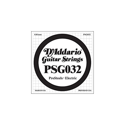 D'Addario D'Addario PSG042 ProSteels Electric Gitar Single String .032 gauge