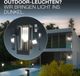 LEDVANCE ENDURA CLASSIC FIGO CYL W SEN buitenlantaarn, wandlamp, donkergrijs, edelstaal, snelle en eenvoudige installatie, IP44, bewegingsmelder, daglichtsensor, flexibel gebruik in buitenruimtes
