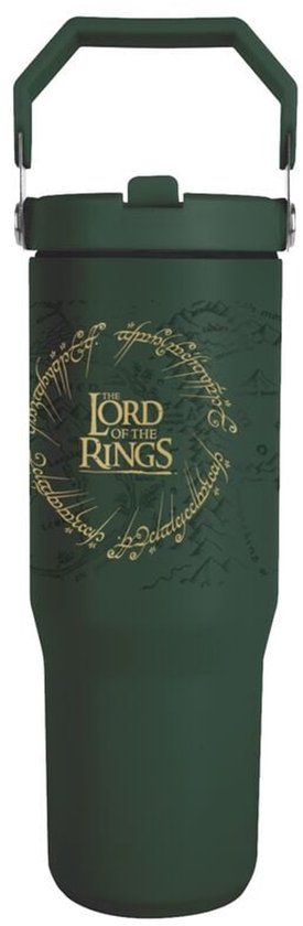 The Lord of the Rings Drinkfles Unisex Drinkfles - donkergroen