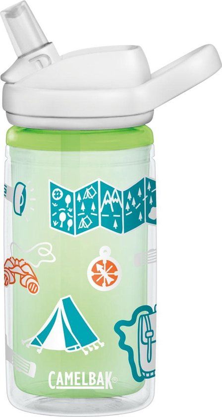 CamelBak Eddy+ Kids Insulated Drinkfles - 400 ml - Adventure Map