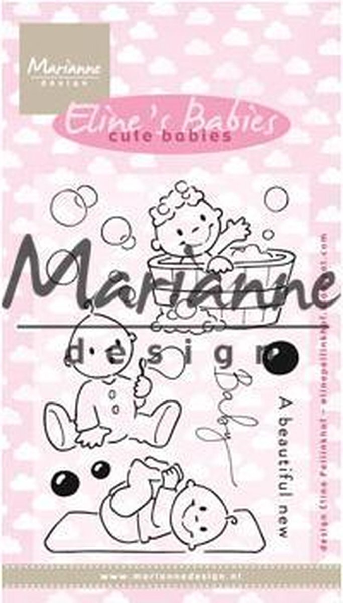 Marianne Design Eline's Clear stempels Cute babies