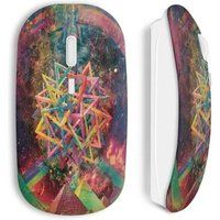 Maniacase Psychedelische kleurenstijl draadloze muis