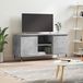 Maison Exclusive - meuble TV aspect béton, gris, 104x35x50 cm, fabriqué en panneau de fibres de bois