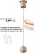 Artdelight Hanglamp Miami 1 lichts Ø 10 cm comfortlift champagne