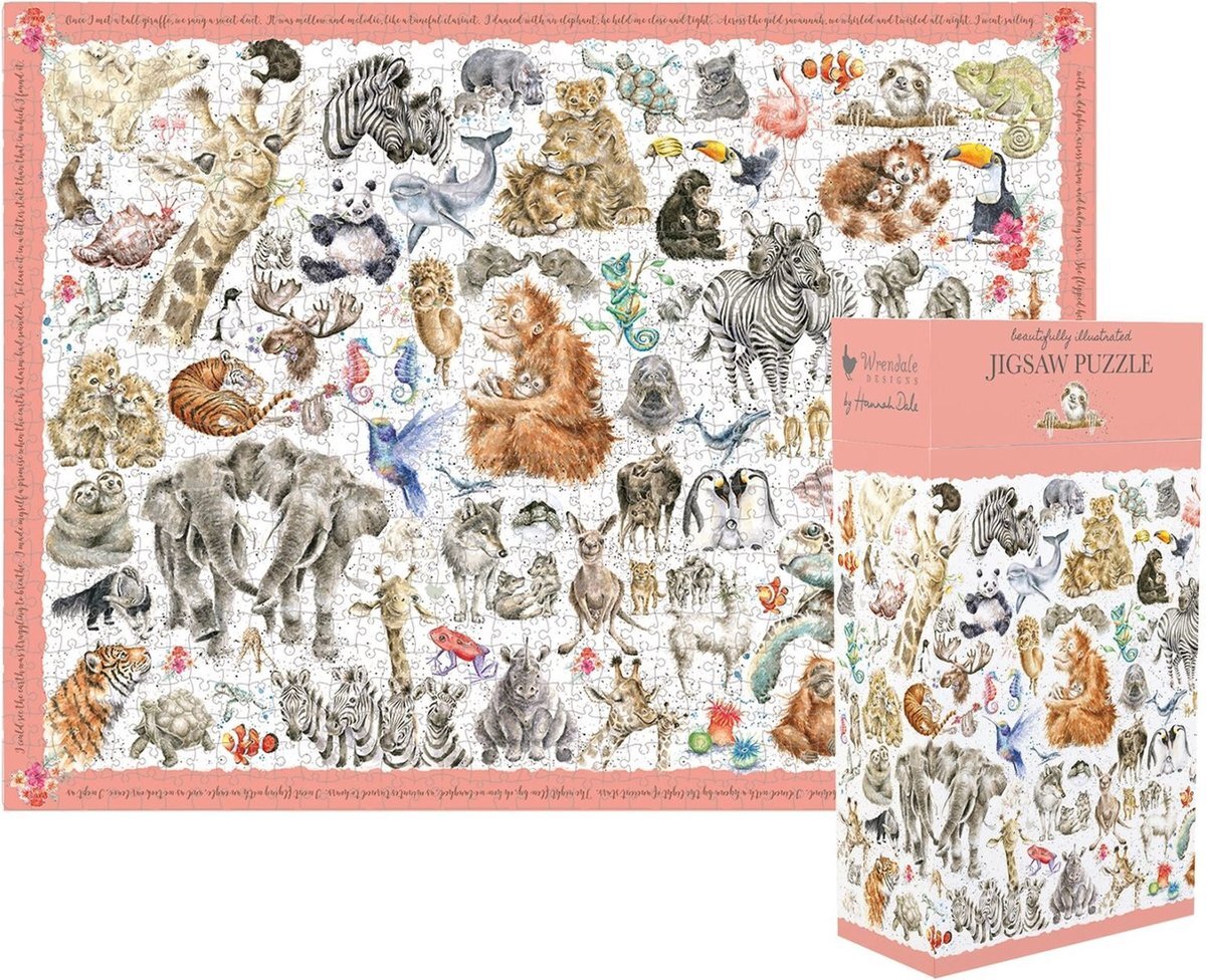 Wrendale Designs Designs - Puzzel - Zoology