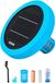VEVOR Ionisateur solaire pour piscine jusqu'à 132489 L, purificateur d'eau automatique flottant et filtre, eau sans chlore, ionisateur de piscine rond en cuivre avec anodes en cuivre, ressort, brosse et filtre pour spas