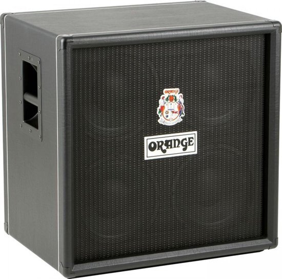 Orange OBC410 BLK 4x10 inch 600 Watt basgitaar speakerkast zwart