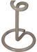 Ottosimon Kandelaar iron beige decoratief metaal 40 cm