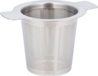 Kinghoff Hoogwaardig RVS Theefilter met Houders - Fijnmazig Theezeef - Thee Infuser - RVS - 7.5 cm