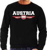 Bellatio Decorations Shoppartners Bv Oostenrijk Land Thema Sweater - Zwart - Heren - Maat L